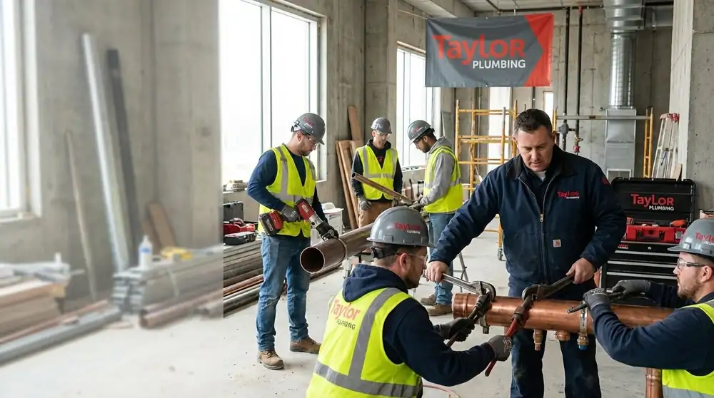 Wellington plumber at work